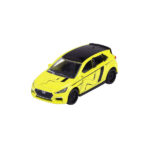 gelber Majorette Racing Hyundai i30N mit schwarzen Dach