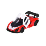 rot weißer Majorette Racing Cars McLaren Senna mit offenen Flügeltüren