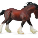 Brauner Clydesdale Hengst Bay