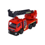 Majorette MAN TGS Drehleiterfahrzeug mit Rosenbauer Aufbau – detailgetreues Feuerwehr-Spielzeug mit drehbarer Leiter und authentischen Designelementen, perfekt für Kinder ab 3 Jahren.