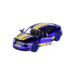 Majorette Porsche Taycan Turbo S – Blaues Modellauto mit beweglichen Teilen und Sammelbox. Perfekt für Kinder ab 3 Jahren und Sammler.