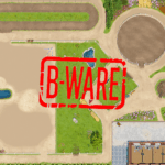B-Ware Spielteppich Großer Reiterhof 200×160 cm mit Stall, Reitplatz und Race Track