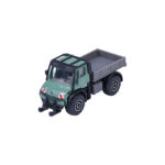 Majorette Unimog U530 Modellfahrzeug mit Ladefläche aus Metall im Maßstab 1:64.