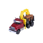 Majorette Mack® Granite® Holztransporter mit Kranarm und Baumstämmen Farm Premium Modell 7 cm.