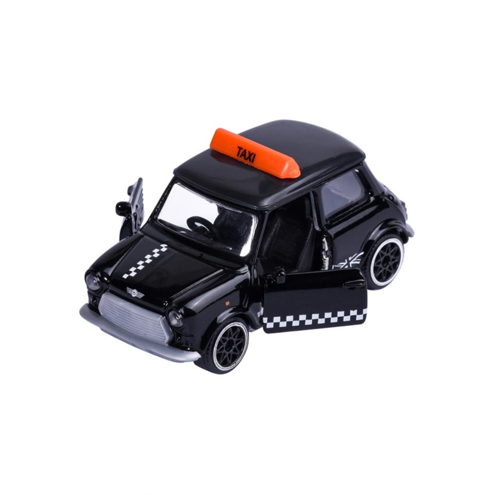 Majorette MINI Cooper 1.3i – schwarz – Vorderansicht Majorette MINI Cooper 1.3i – schwarz – Vorderansicht