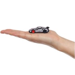 Majorette Porsche 911 GT3 Cup – chromfarbener Motorsport-Rennwagen – Seitenansicht