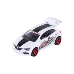 Majorette Renault Mégane R.S. – weißer Racing-Sportwagen – Vorderansicht