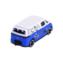 Majorette Volkswagen ID. Buzz Cargo Racing Cars blau-weiß mit Startnummer 94 – Rückansicht