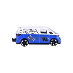 Majorette Volkswagen ID. Buzz Cargo Racing Cars blau-weiß mit Startnummer 94 – Seitenansicht