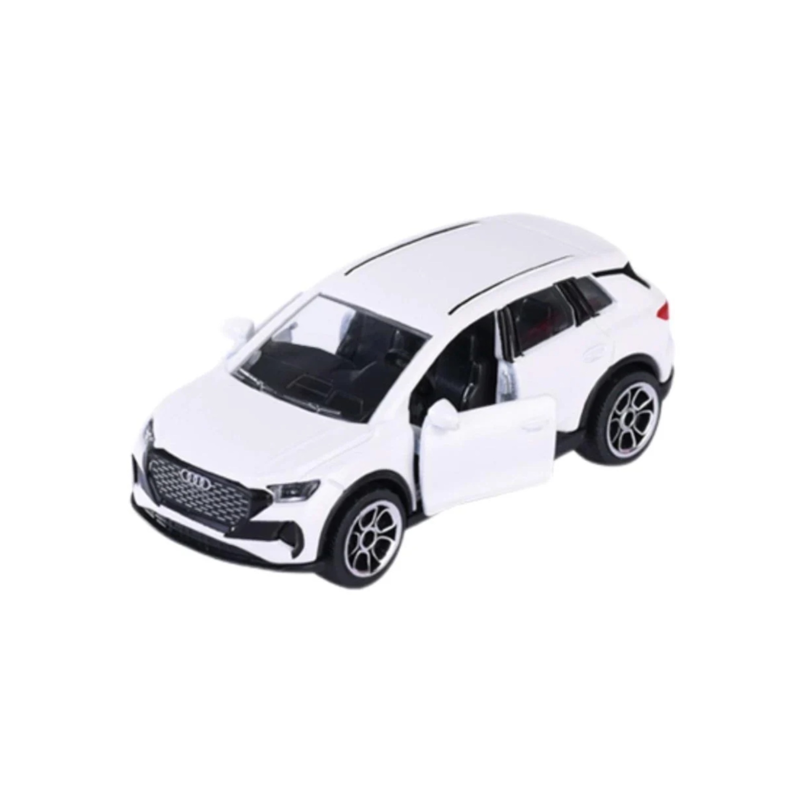 Majorette Showroom Premium Cars Audi Q4 e-tron SUV weiß – Vorderansicht