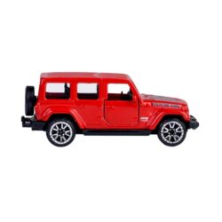 Majorette Showroom Premium Cars Jeep Wrangler 4xe – roter Geländewagen mit beweglichen Türen – Seitenansicht