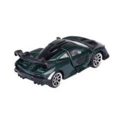 Majorette McLaren Senna – dunkelgrüner Supersportwagen – Rückansicht