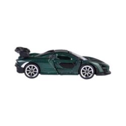 Majorette McLaren Senna – dunkelgrüner Supersportwagen – Seitenansicht
