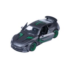 Majorette Mercedes-AMG GT 63 grau mit grünen Akzenten – Vorderansicht