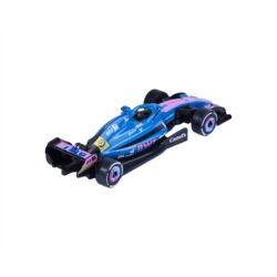 Majorette Alpine A525 R08 – Franco Colapinto F1-Rennwagen blau/pink – Rückansicht
