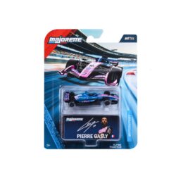 Majorette Alpine A525 R19 – Pierre Gasly F1-Rennwagen blau/pink – Verpackung