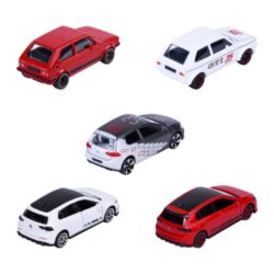 Majorette Volkswagen Golf GTI 50 – 5er-Giftpack – Rückansicht