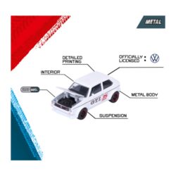 Majorette Volkswagen Golf GTI 50 – 5er-Giftpack – Detailansicht