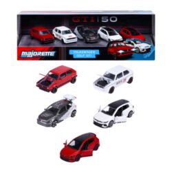 Majorette Volkswagen Golf GTI 50 5er-Geschenkset – Vorderansicht