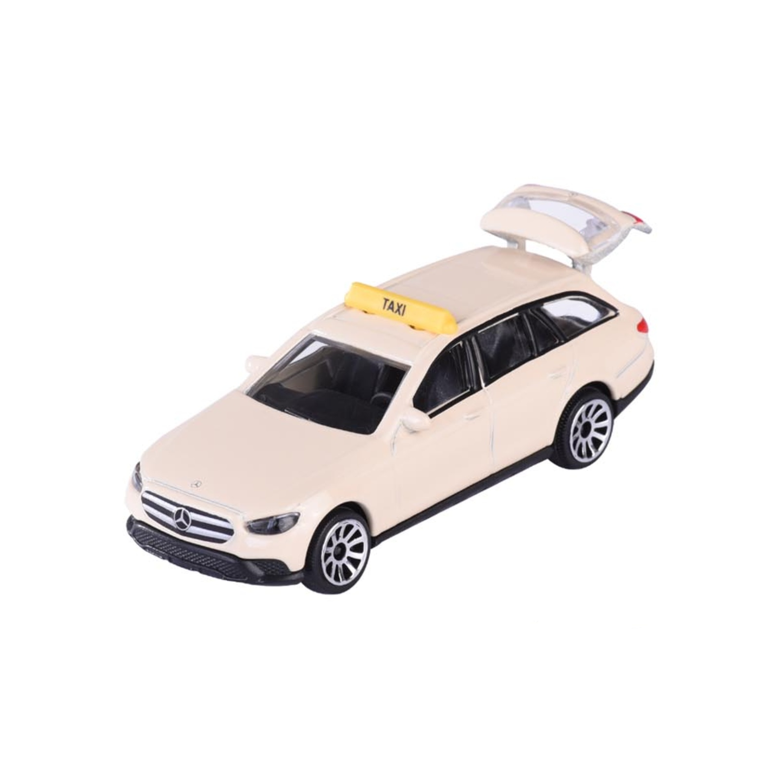 Majorette Mercedes-Benz E-Klasse All Terrain Taxi creme – Vorderansicht