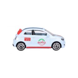 Majorette Fiat 500 Icon Pizzeria hellblau – Seitenansicht