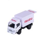 Majorette Isuzu N Koffer-Lkw weiß – Vorderansicht