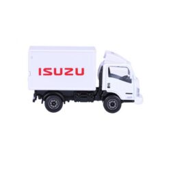 Majorette Isuzu N Koffer-Lkw weiß – Seitenansicht