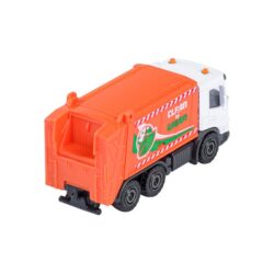 Majorette Volvo FMX Müllsammelwagen orange-orange – Rückansicht