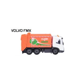 Majorette Volvo FMX Müllsammelwagen orange-orange – Seitenansicht