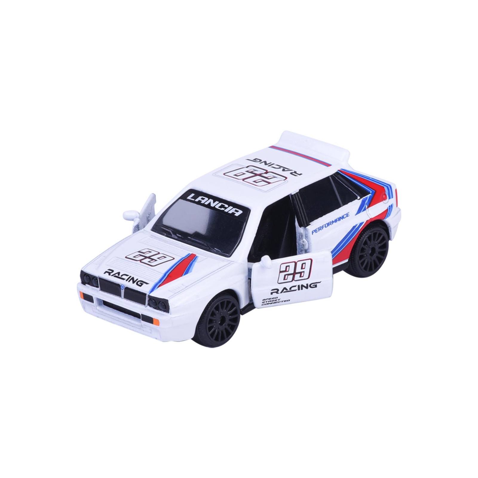 Majorette Lancia Delta Integrale Racing weiß – Vorderansicht
