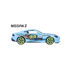 Majorette Nissan Z – hellblaues JDM-Tuningcoupé – Seitenansicht