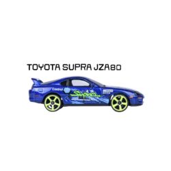 Majorette Toyota Supra JZA80 – blau-grünes JDM-Legends-Sportcoupé – Seitenansicht